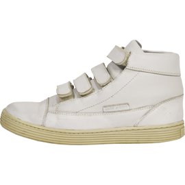 Autre Marque-N198 baskets little marc jacobs cuir blanc t.36 uk 3-Blanc