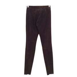 Stouls-Pants, leggings-Dark brown