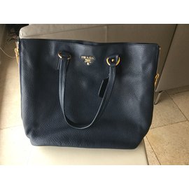 Prada-Handbags-Blue