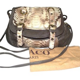 Abaco Bolsas Bege Castanho escuro