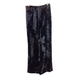 Jil Sander Graue Samthose Grau