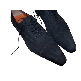 Santoni-Lace ups-Dark grey