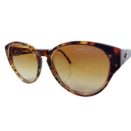 Lacoste-cateye gafas de sol-Estampado de leopardo