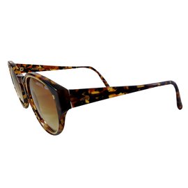 Lacoste-cateye gafas de sol-Estampado de leopardo
