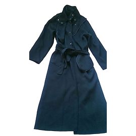 Barbara Bui Wollmantel schwarz reversibel Schwarz