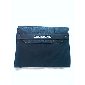 Bolsa de aba Zadig & Voltaire algodão preto Preto