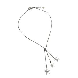 Chanel-hängende Halskette-Silber