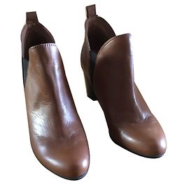 Autre Marque Hispanitas Ankle Boots Cognac