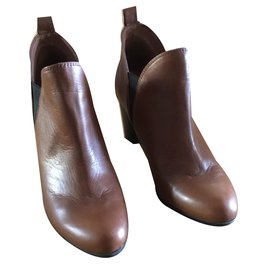 Autre Marque-Hispanitas Ankle Boots-Cognac