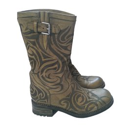 Free Lance Boots Khaki