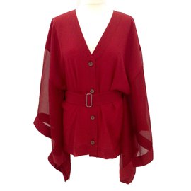 Hermès-Tops-Red