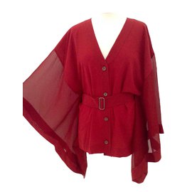 Hermès-Tops-Red