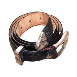 Autre Marque-Belts-Black,Dark grey