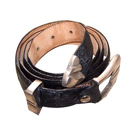 Autre Marque Ceintures homme Noir Gris anthracite