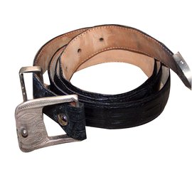 Autre Marque-Belts-Black,Dark grey