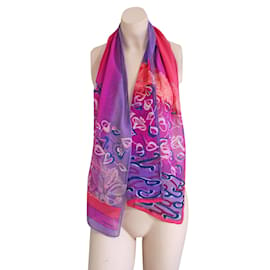Halston Heritage-Silk scarves-Pink,Purple