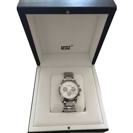 Montblanc-MONTBLANC  TIMEWALKER   XXL  AUTOMATIC-Silvery