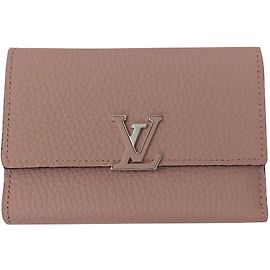 Louis Vuitton Capucines Compact Magnolia Beige