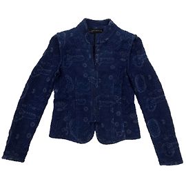 Zara Blue Cotton Jacket Blue