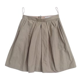 Carven-Skirt-Beige