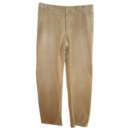 Maison Martin Margiela-Maison martin margela pants beige 50 cotton new-Beige