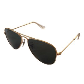 Ray-Ban-Ray ban aviator gold children new brand-Golden
