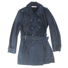 Comptoir Des Cotonniers-Trench coats-Black