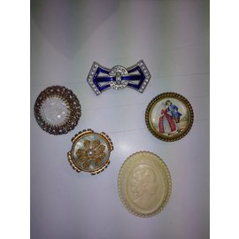 Vintage-Pins e spille-D'oro