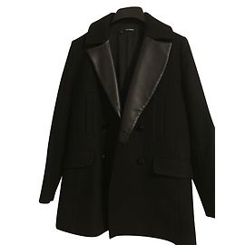 The Kooples Abrigo estilo caban Negro