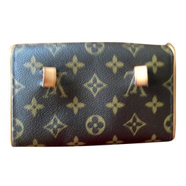 Louis Vuitton-Clutch/belt bag-Caramel