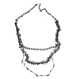 Christian Lacroix-Long necklace-Silvery
