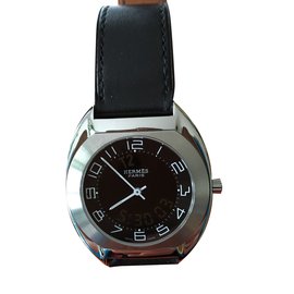 Hermès-Quartz Watches-Silvery