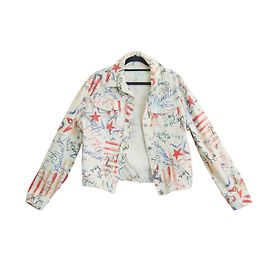 Blumarine Giacche Bianco Blu Bordò