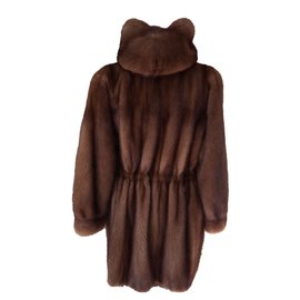 inconnue-Coats, Outerwear-Brown