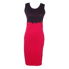 Wolford Vestidos De Salpicos Preto Vermelho