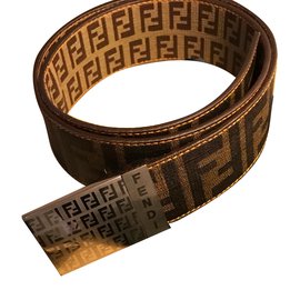 Fendi-Belt-Brown