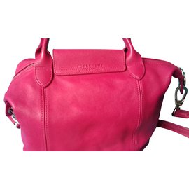 Longchamp-Bolsos de mano-Rosa