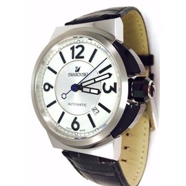 Swarovski-Swarovski piazza grande new men's automatic watch-Silvery