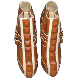 Christian Louboutin-Ankle Boots-Brown