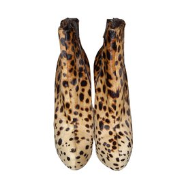 Christian Louboutin-Ankle Boots-Leopard print