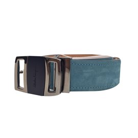 Salvatore Ferragamo-Belts-Blue