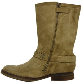 Pom d'Api-Boots-Beige