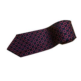 Guy Laroche Ties Black Dark red