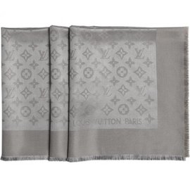 Louis Vuitton Sciarpa classica Monogram Beige