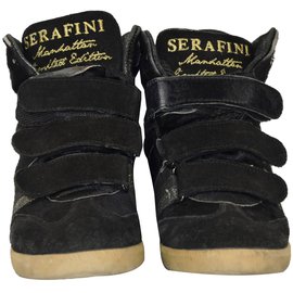 Serafini-scarpe da ginnastica-Nero