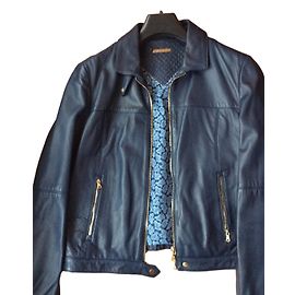 Massimo Dutti Chaquetas Azul