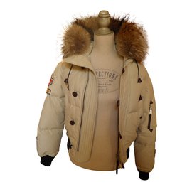 Dsquared2 Coats, Outerwear Beige