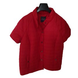Marina Rinaldi Red Down Jacket Red
