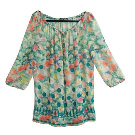Patrizia Pepe Top Multicolore Verde