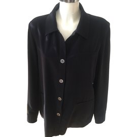 Gerard Darel Black Polyester Jacket Black